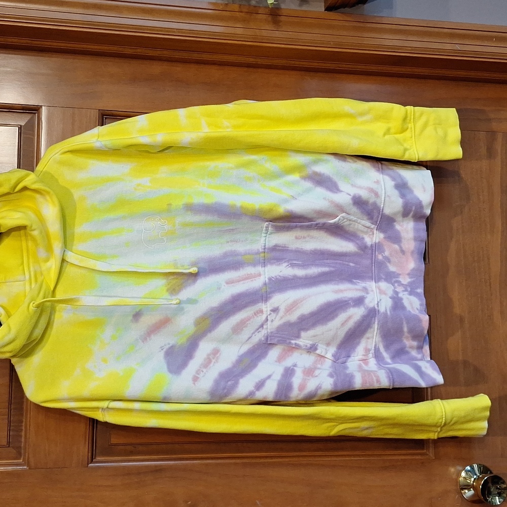 Ivory Ella Tie Dye Hoodie S